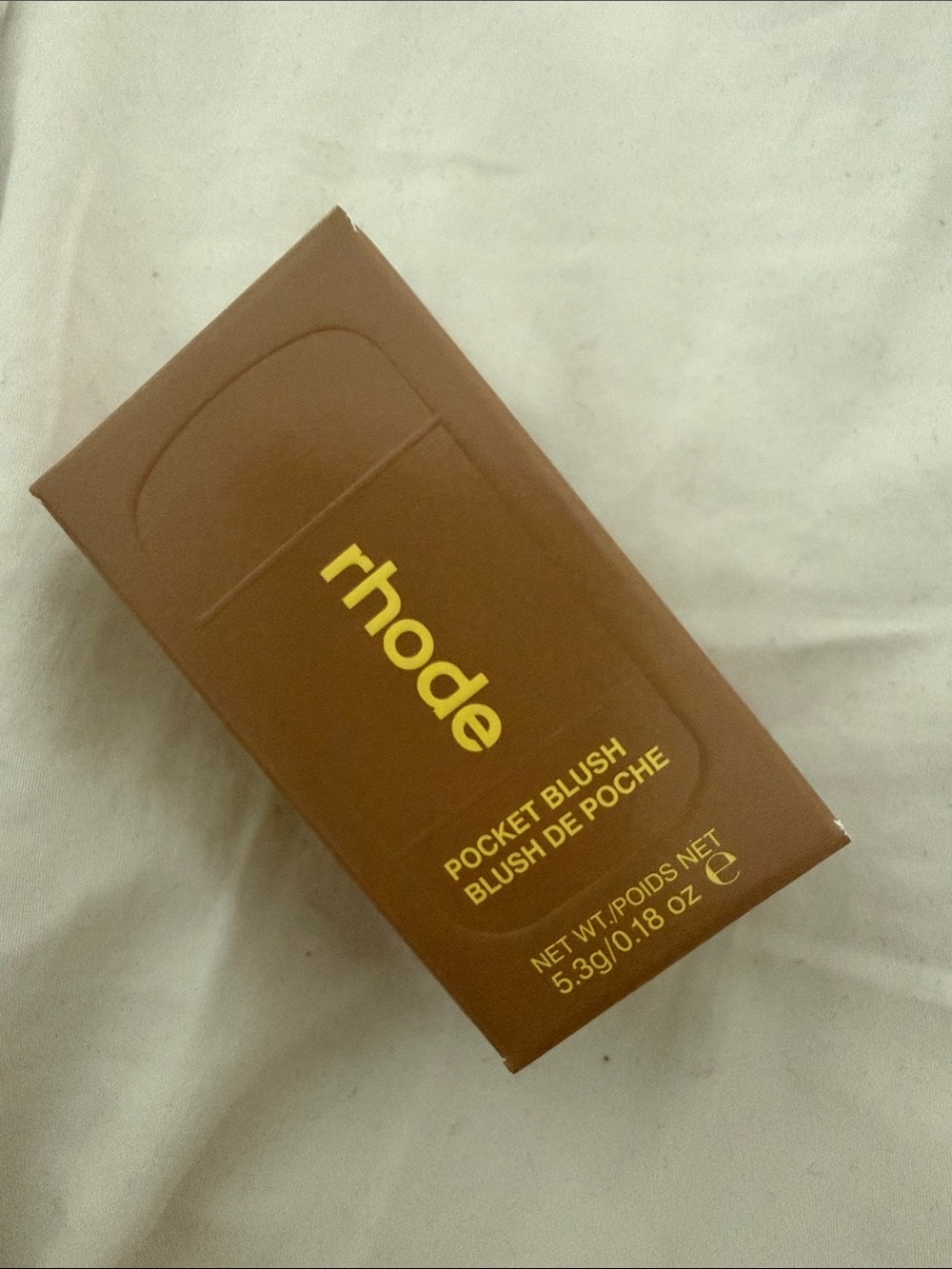 RHODE tan line pocket blush with limited edition packaging